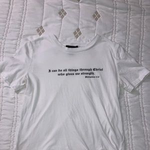 Bible Verse T-Shirt from Forever 21